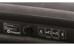 Outwell Excellet Colchón De Aire Individual 200 X 80 Cm Negro/gris -Outwell 681981 4965743