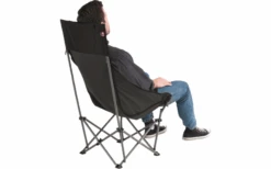 Silla Plegable Outwell Emilio Negra Con Soporte Cervical 65 X 44 X 101 Cm -Outwell 697136 5123591